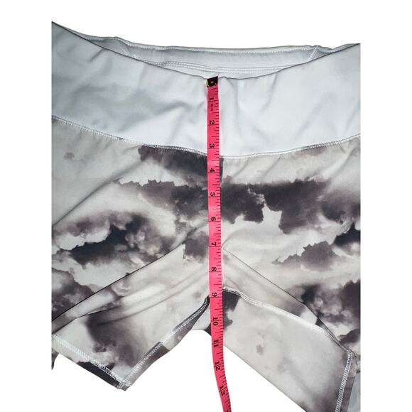 Oiselle Women's Roga Shorts Storm Cloud Black/White Size 6 Athletic Workout EUC - Picture 3 of 10